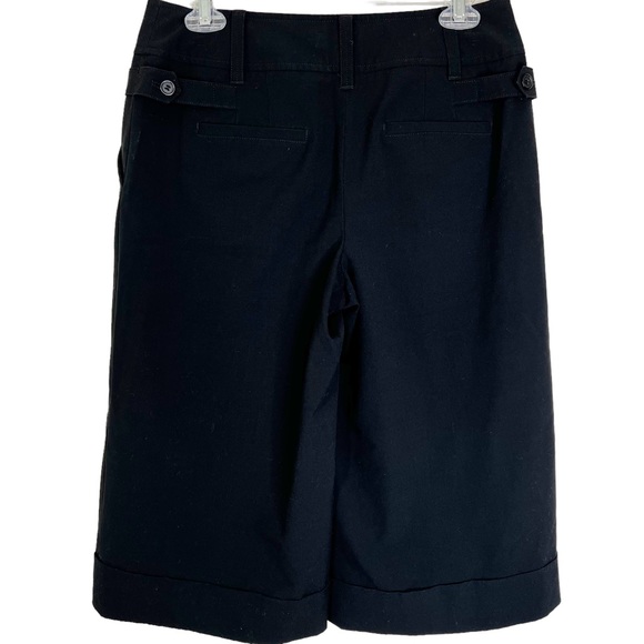 Ann Taylor LOFT Exposed Seam Culottes in Black Women’s Sz 4 - Picture 2 of 6